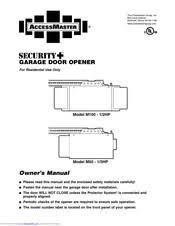 chamberlain m50 1 3hp manuals