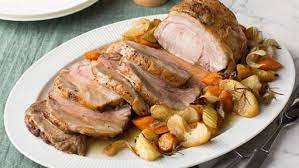 roast pork loin with apples recipe