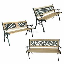 3 Seater Outdoor Wooden Garden Bench
