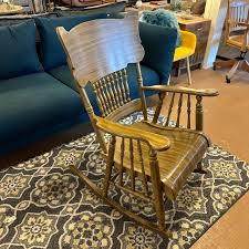 antique wooden rocking chair everett