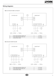 wiring diagrams outdoor unit indoor