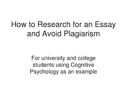 ppt how to research for an essay and avoid plagiarism powerpoint how to research for an essay and avoid plagiarism powerpoint ppt presentation