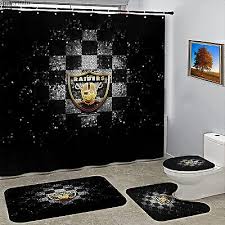 Las Vegas Raiders Bathroom Set Shower