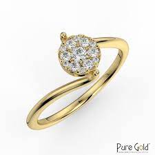 18 karat gold diamond ring gold