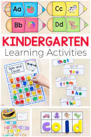 free kindergarten activities and printables