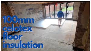 insulating concrete floor 100mm