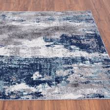 luxe weavers euston collection modern abstract area rug blue 9x12