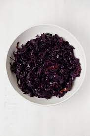 my favorite braised red cabbage the