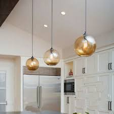 Kitchen Pendant Lighting Bar Lamp Amber Glass Pendant Light Modern Ceiling Light 6165439596754 Ebay