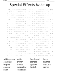 makeup voary word search wordmint