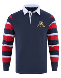 navy rugby shirt for men