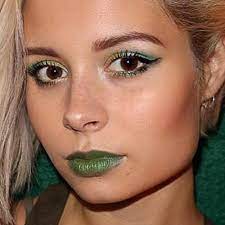 6 celebrity makeup looks with green