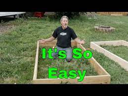 how to build a raised garden bed a