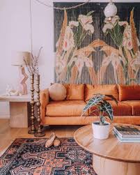 38 Ways To Incorporate An Orange Sofa