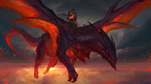 dragon rider fantasy art wallpaper