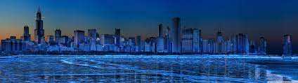 Chicago Skyline Dual Monitor Wallpaper ...
