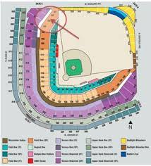 Seat Location Cubs Tickets Sec 102 Row 14 Seats 1 2