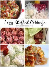 lazy stuffed cabbage created by diane