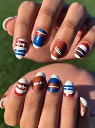 25 superbowl nail designs and ideas for
