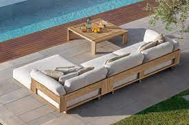 Argo Wood Sectional Sofa By Talenti