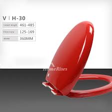 V Type Pp Uponmount Cushion Red Toilet
