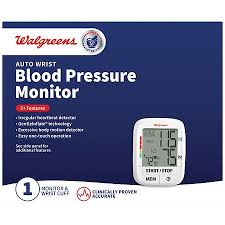 walgreens auto wrist blood pressure