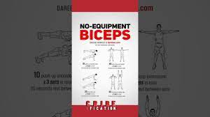 no equipment biceps workout at home