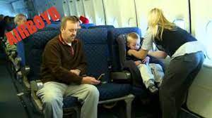 installing a car seat on a plane 2010
