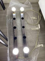 2 Ikea Musik Wall Lamp Chrome Plated