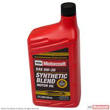 motorcraft synthetic blend motor oil