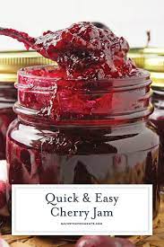 quick easy homemade cherry jam