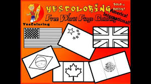 These alphabet coloring sheets will help little ones identify uppercase and lowercase versions of each letter. Grand World Flag Coloring Pages National Flags Yescoloring Youtube