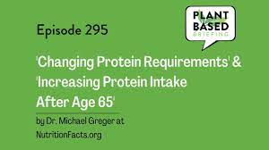 increasing protein intake after age 65