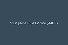 Jotun Paint Blue Marine 4400 Color