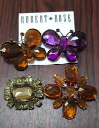 robert rose vine costume jewelry