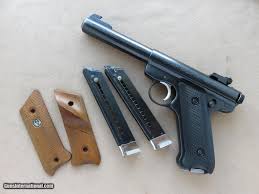 1980 ruger mk1 target 22 pistol w 2