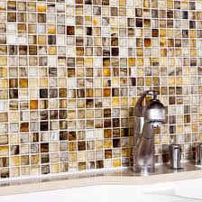 glass tile backsplash better homes