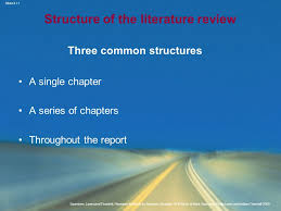 Literature review chapter structure   Fresh Essays 