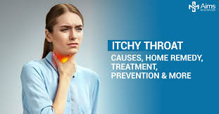 itchy throat causes home remedy