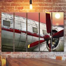 Big Set Airplane Propeller Wall Art