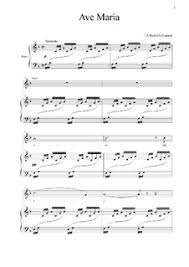 Freie noten, notenblätter & konzertangebote gratis. Ave Maria Von J S Bach C Gounod Gratis Download Von Musicaneo