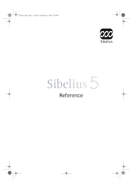 Sibelius Reference Manualzz Com