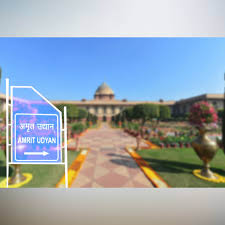 mughal gardens at rashtrapati bhavan