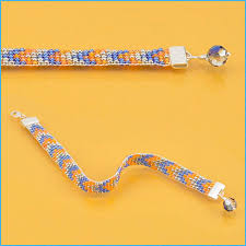 chevron seed bead bracelet pattern 2024