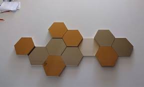 ikea hexagonal honefoss mirrors