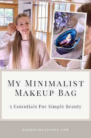 my minimalist makeup bag 5 essentials