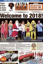 the weekly times 10th january 2018