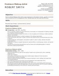 freelance makeup artist resume sles