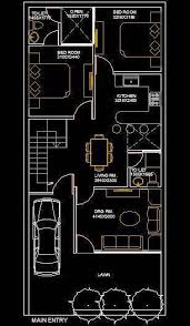 20 X50 House Architectural Floor Plan