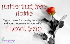 Happy Birthday Hubby - Best Birthday #Greetings for Husband ... via Relatably.com